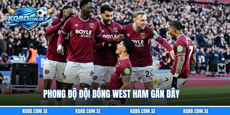 Phong độ đội bóng West Ham gần đây